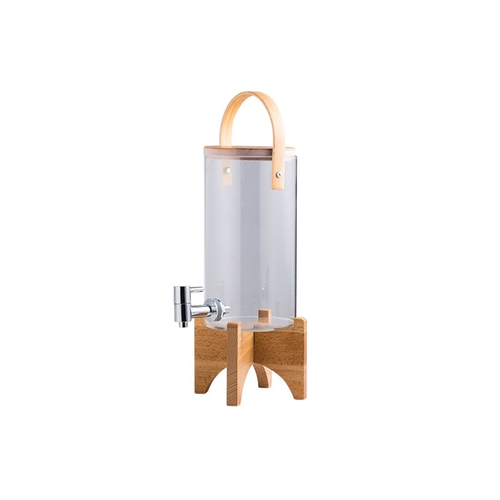 Glass Cold Water Pitcher with Faucet Large Capacity M90589