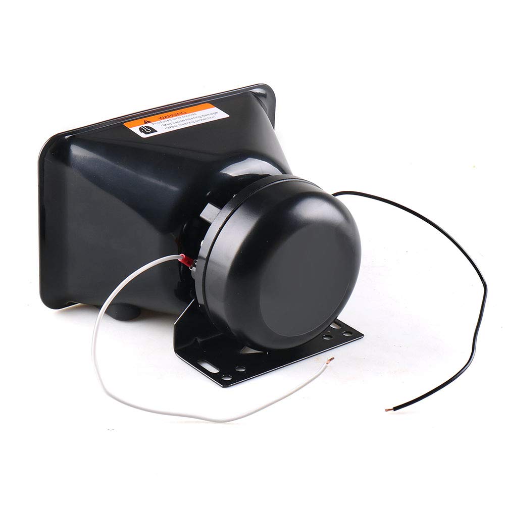 12V 200W 9 Tones Car Warning Alarm Siren Horn Speaker with Microphone T371