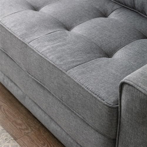 Convertible Sofa Bed Tufted Sleeper Loveseat with Wood Frame G58804