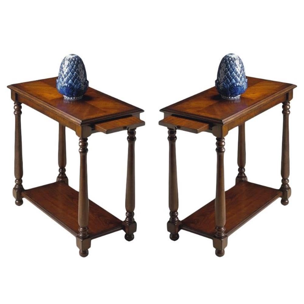 Set of 2 Cherry Chairside Table M1509