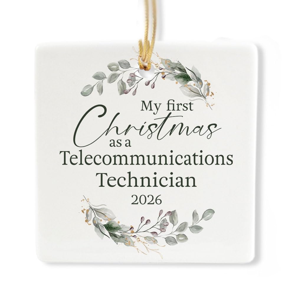 Ceramic 3-inch Square Ornament O16537