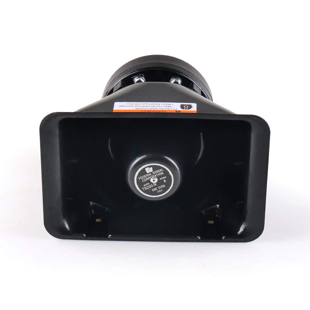 12V 200W 9 Tones Car Warning Alarm Siren Horn Speaker with Microphone T371