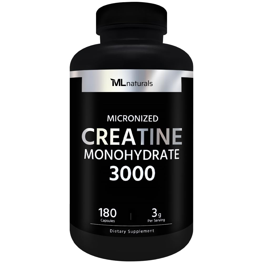 Micronized Creatine Monohydrate, 180 Capsules W669961