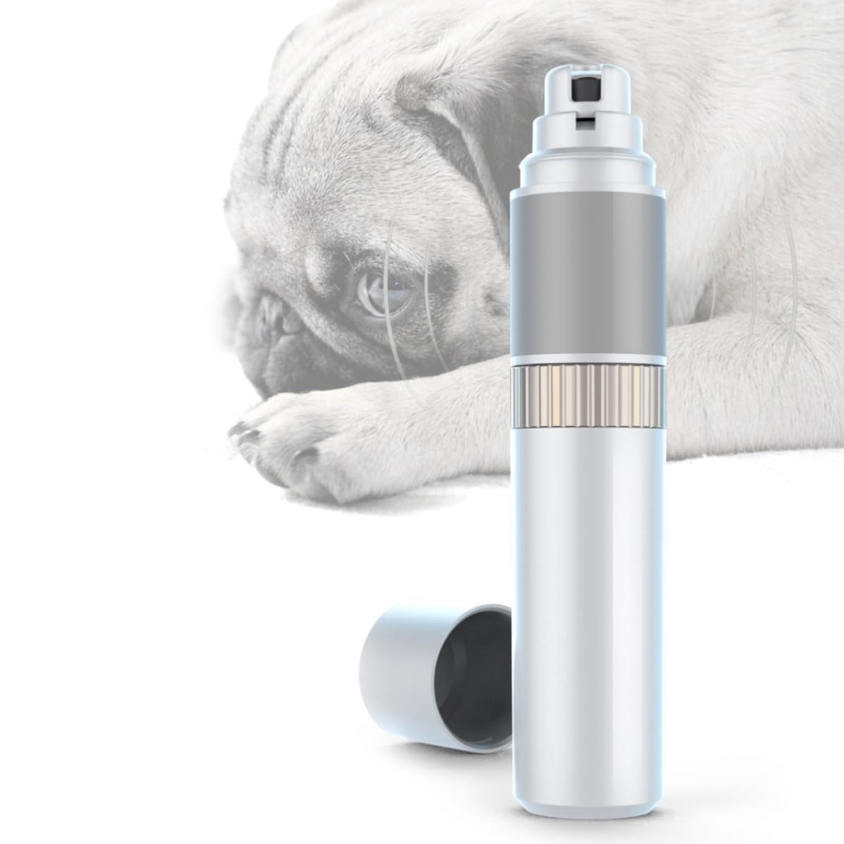 Electric Pet Nail Grinder with Adjustable Speed White Q762689