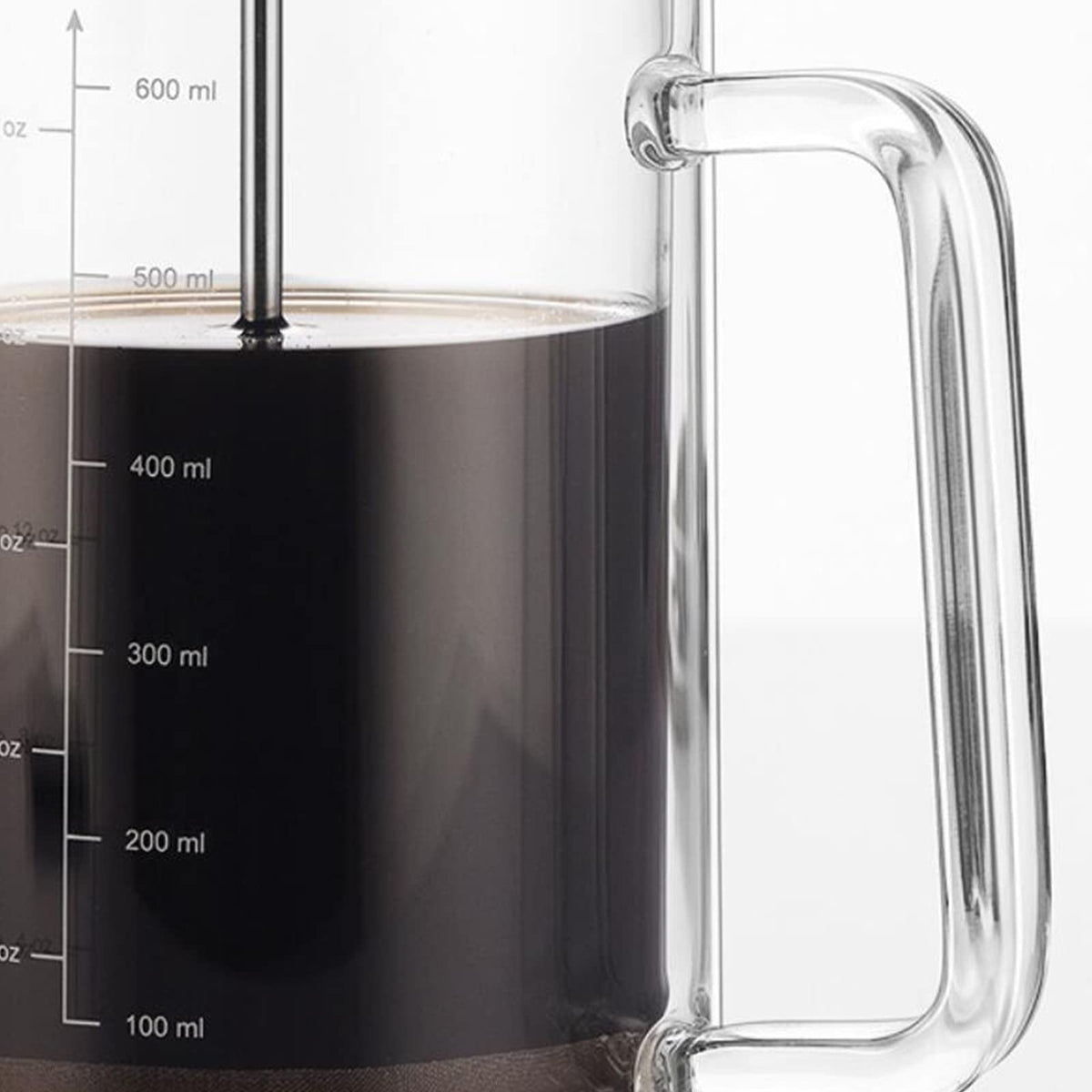 Double Walled Borosilicate Glass Coffee Pot P8147