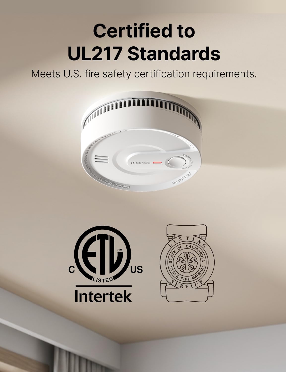 Interconnected Smoke Detector 10-Year Battery 3-Pack A237