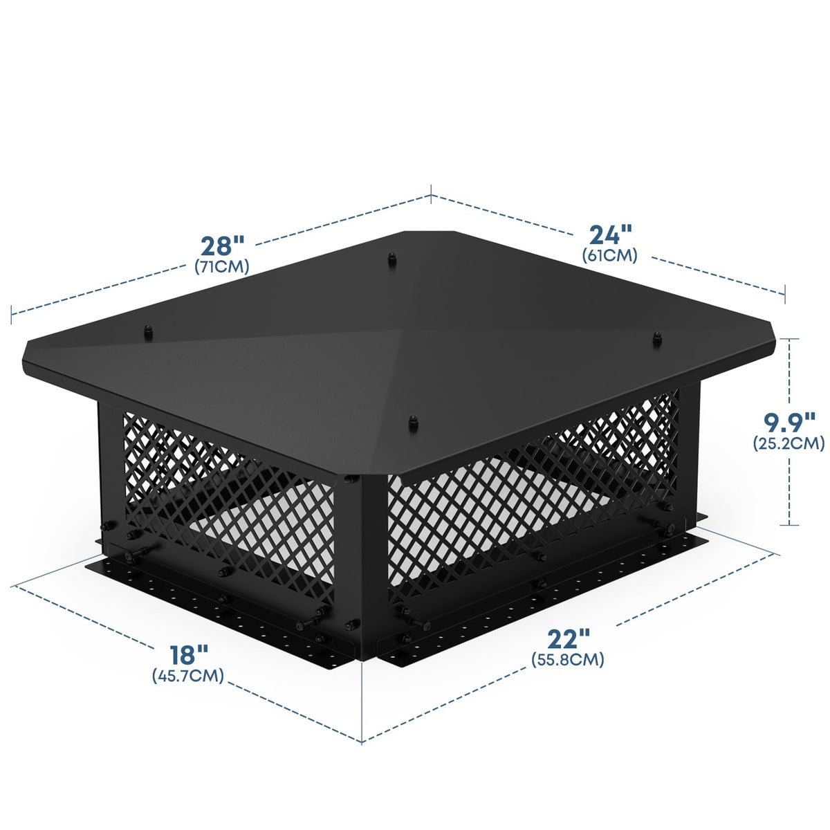 18" x 22" Adjustable Chimney Cap O4333