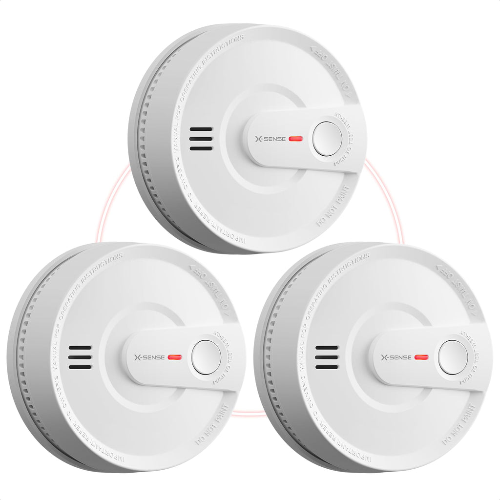 Interconnected Smoke Detector 10-Year Battery 3-Pack A237