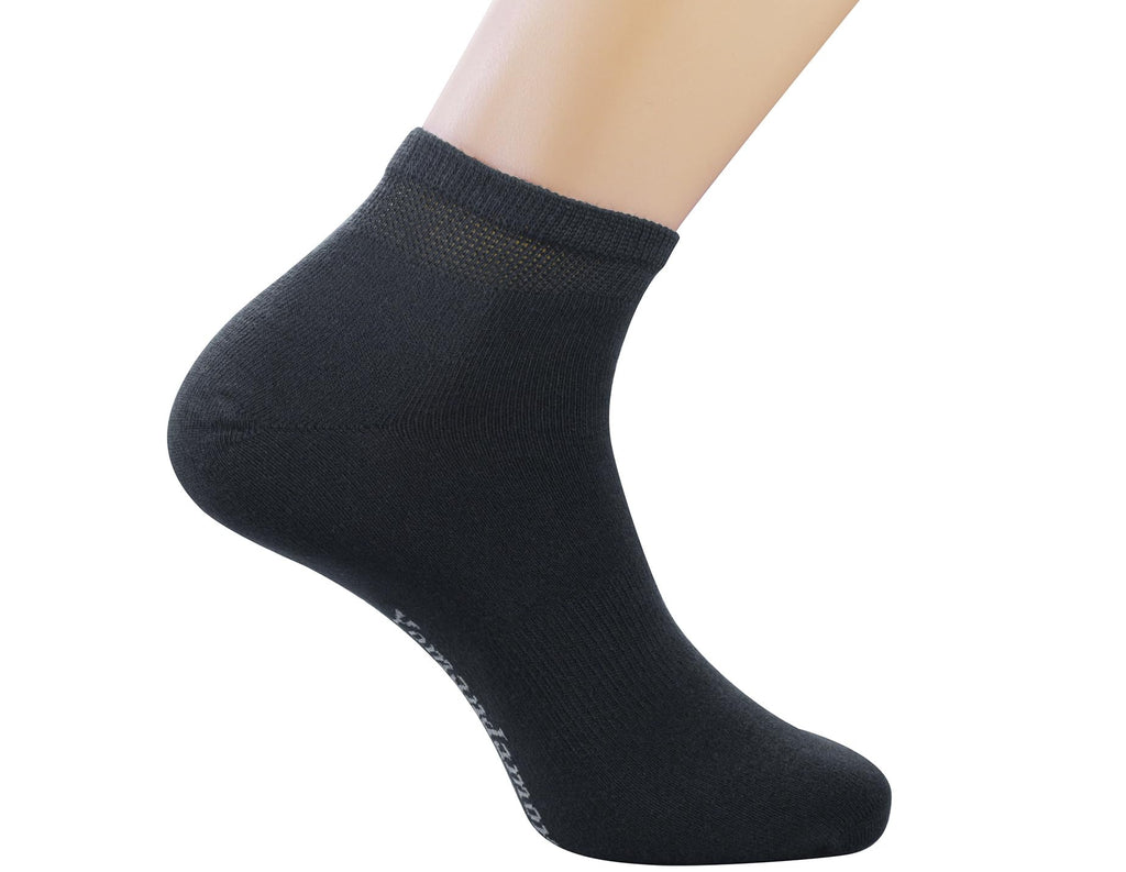 Men's 5-Pack Diabetic Low Cut Socks with Arch Support L3436