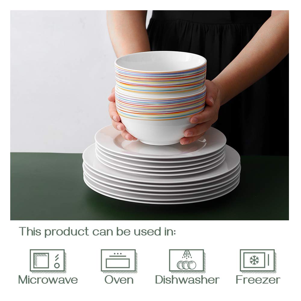 5.8" 30 Ounces Ceramic Bowls Set of 4 T79959