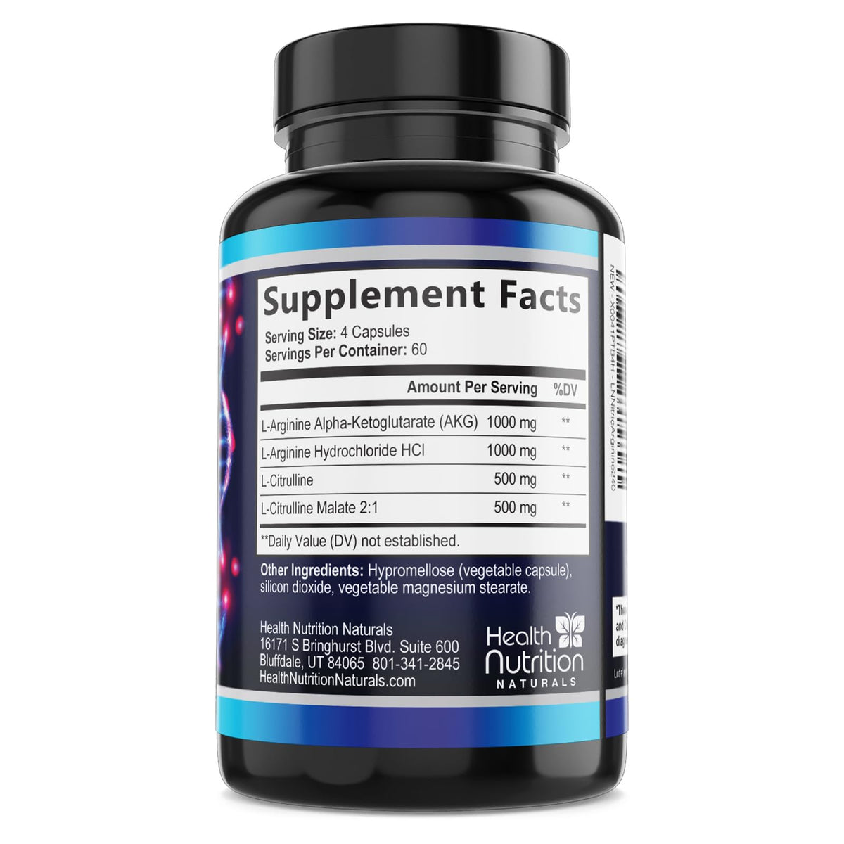 3000mg L-Arginine & L-Citrulline Nitric Oxide Supplement 240 Capsules T9549
