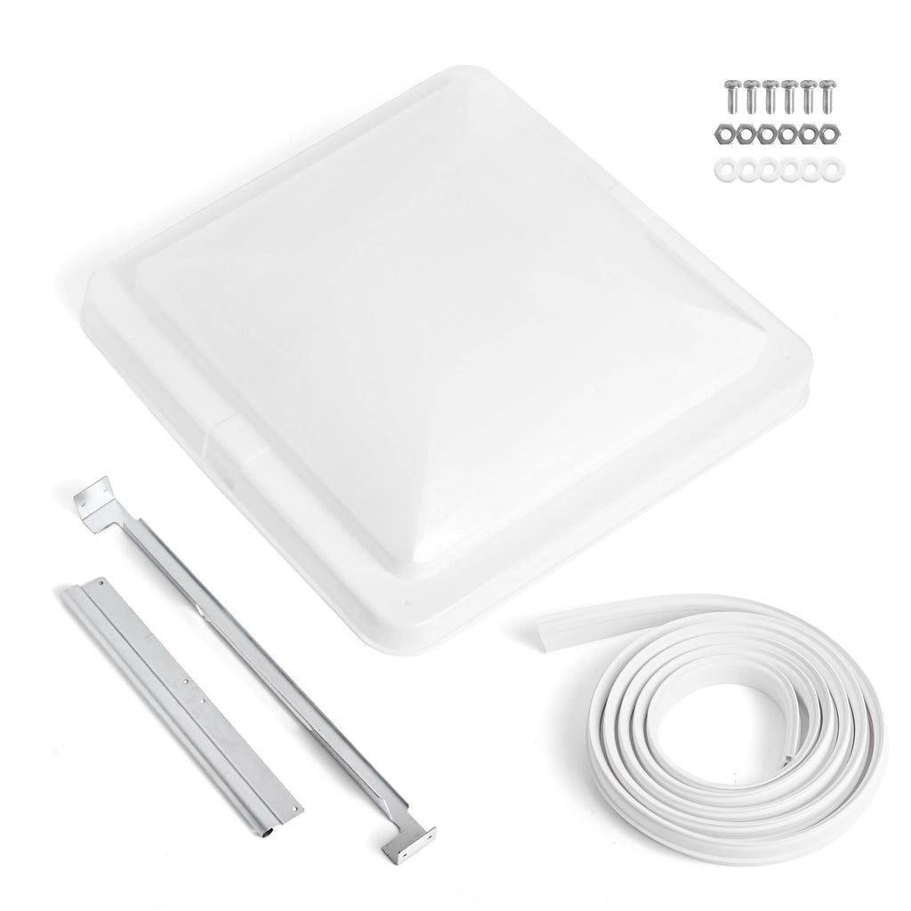 14" RV Roof Vent Cover with Rubber Seal Strip H744
