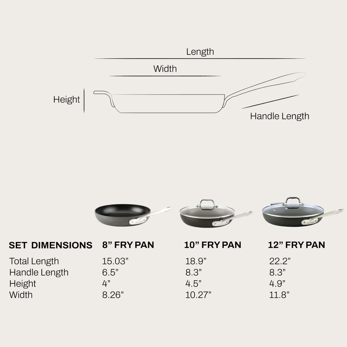 Nonstick 5-Piece Pots & Pans Set V963234