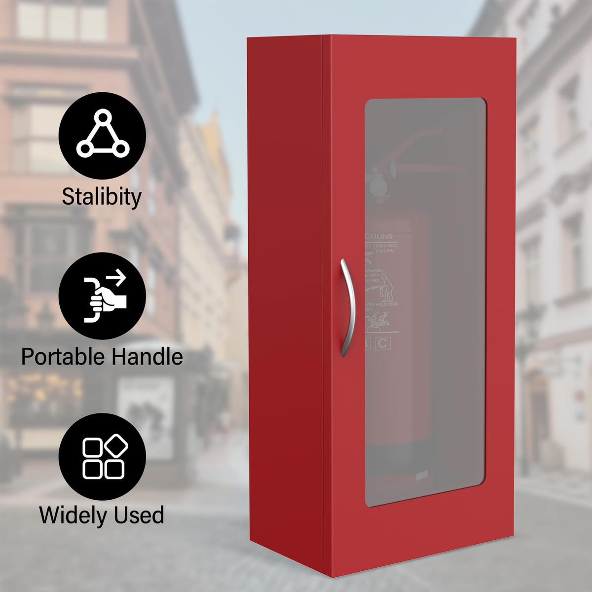 Wall Mounted Fire Extinguisher Cabinet P48297