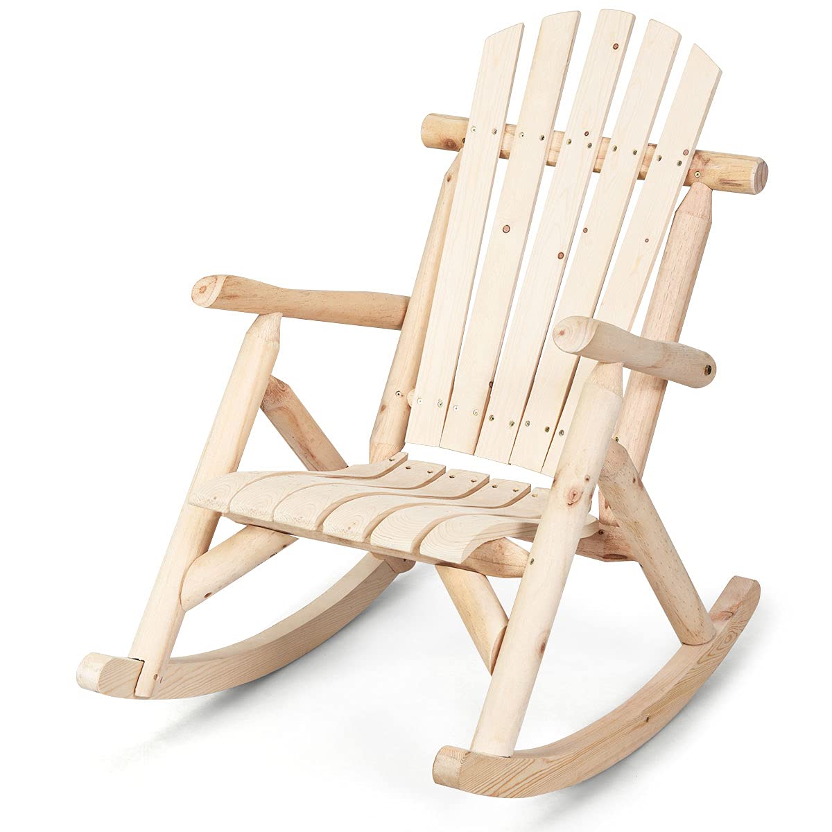 Log Rocking Chair Set C12124