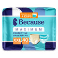 Beige XXLarge Disposable Incontinence Underwear 40 Count U12546