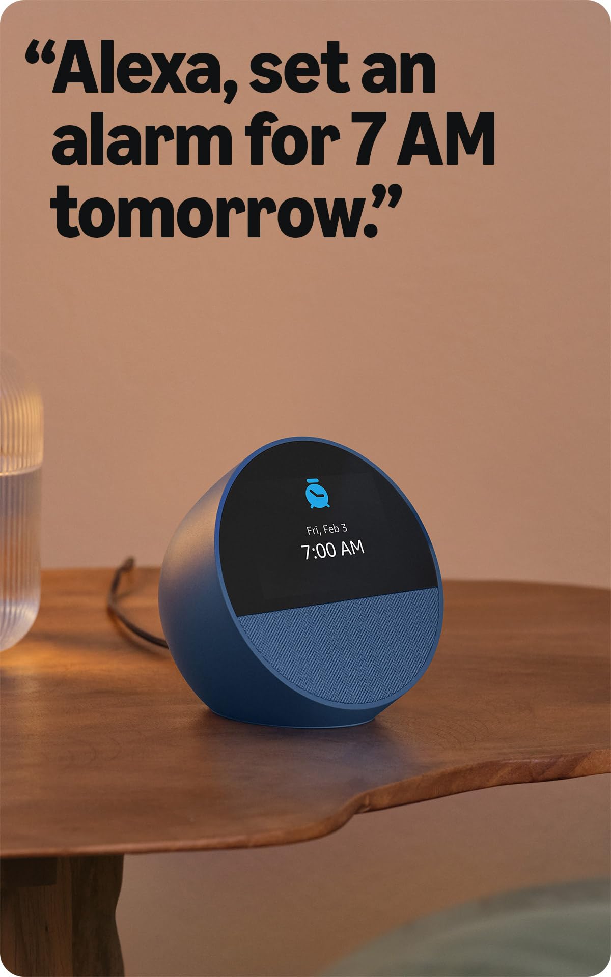 Smart Alarm Clock Black K759606