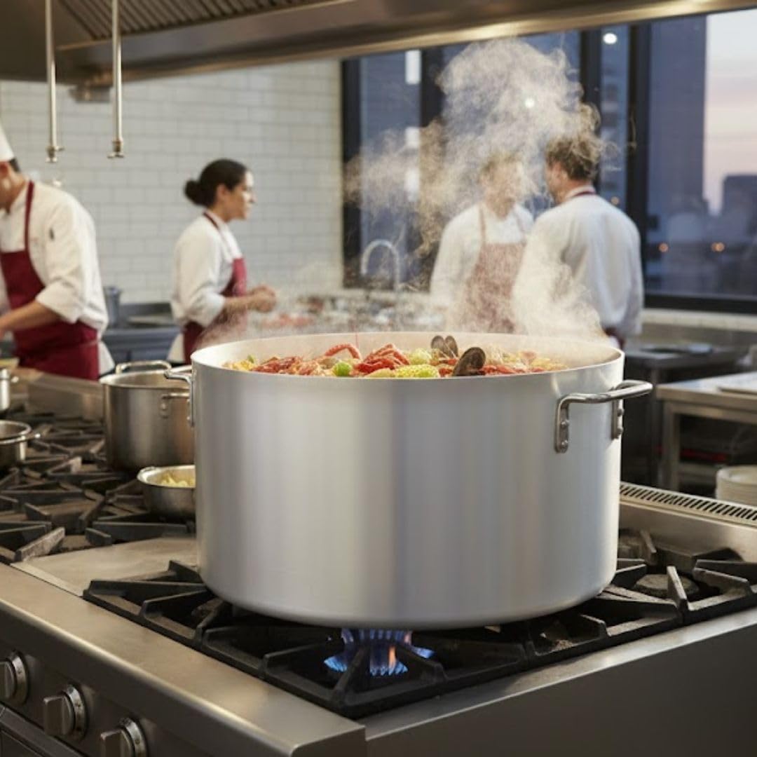 60 Qt Aluminum Sauce Pot 4 mm Thick R879580