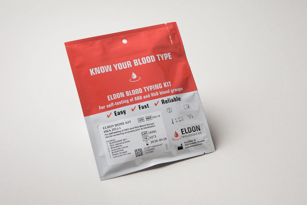 Blood Typing Kit, 2 Test Pack Z855
