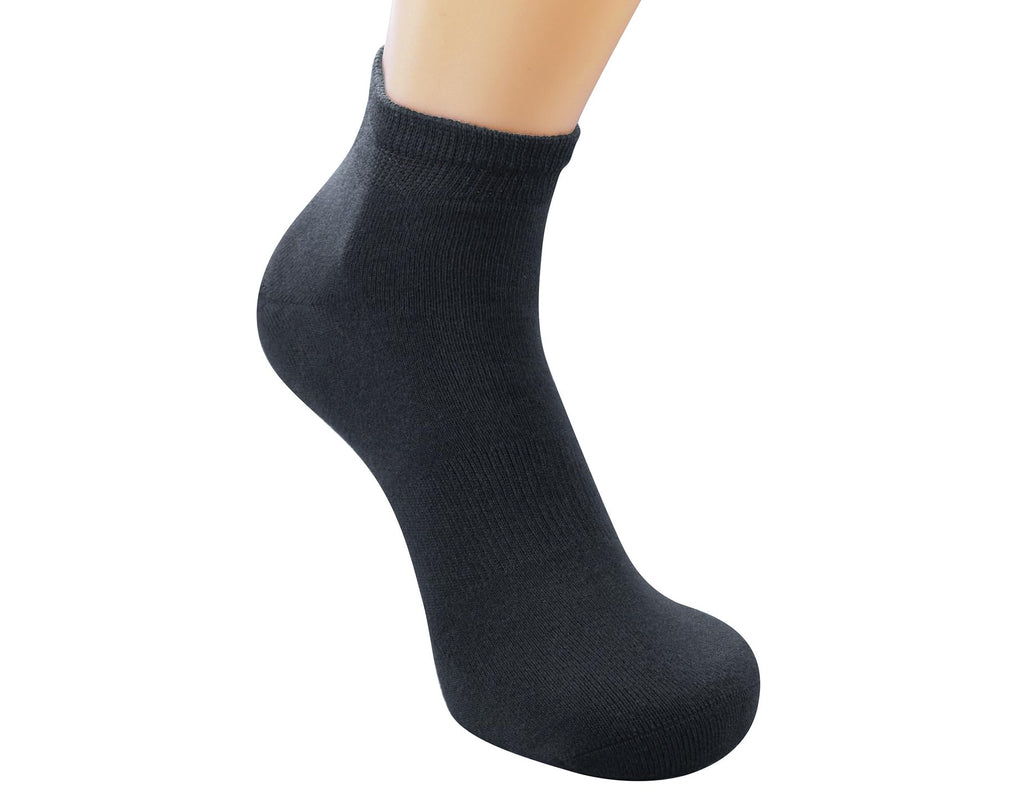 Men's 5-Pack Diabetic Low Cut Socks with Arch Support L3436