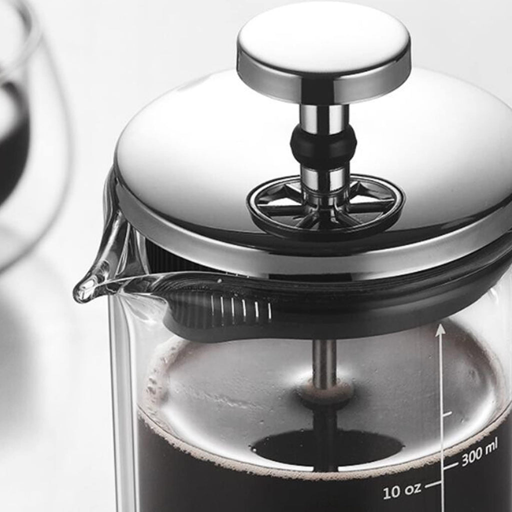 Double Walled Borosilicate Glass Coffee Pot P8147