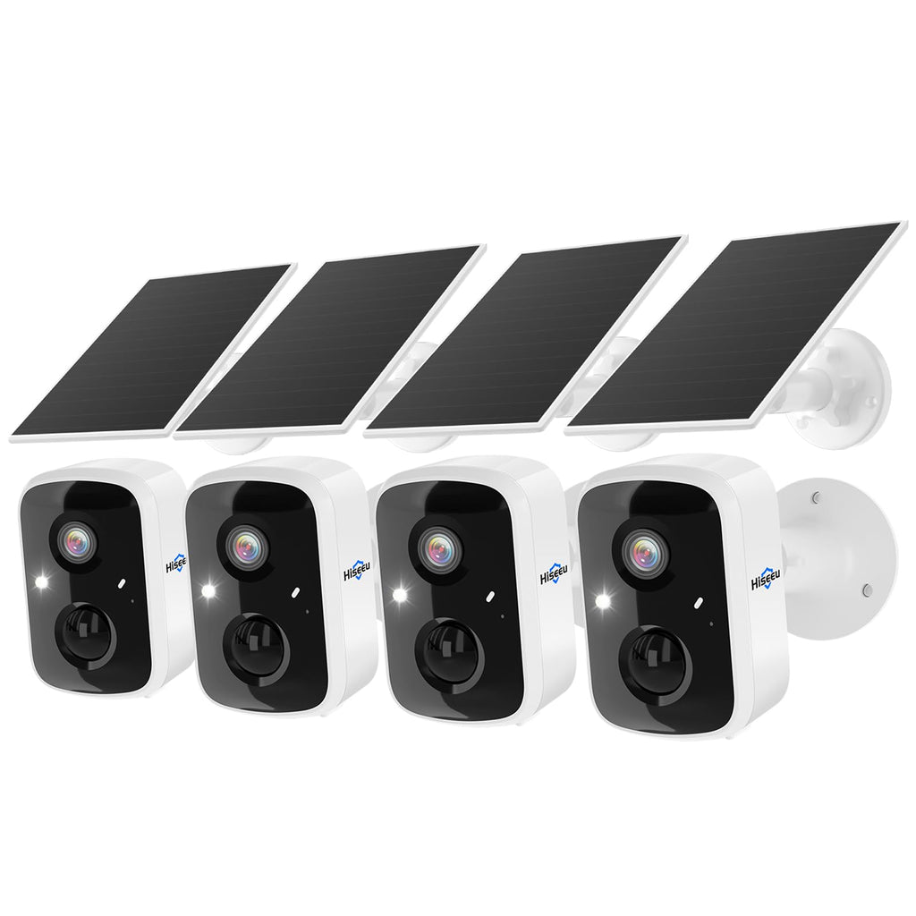 4 Pack Wireless Solar Security Camera H663530