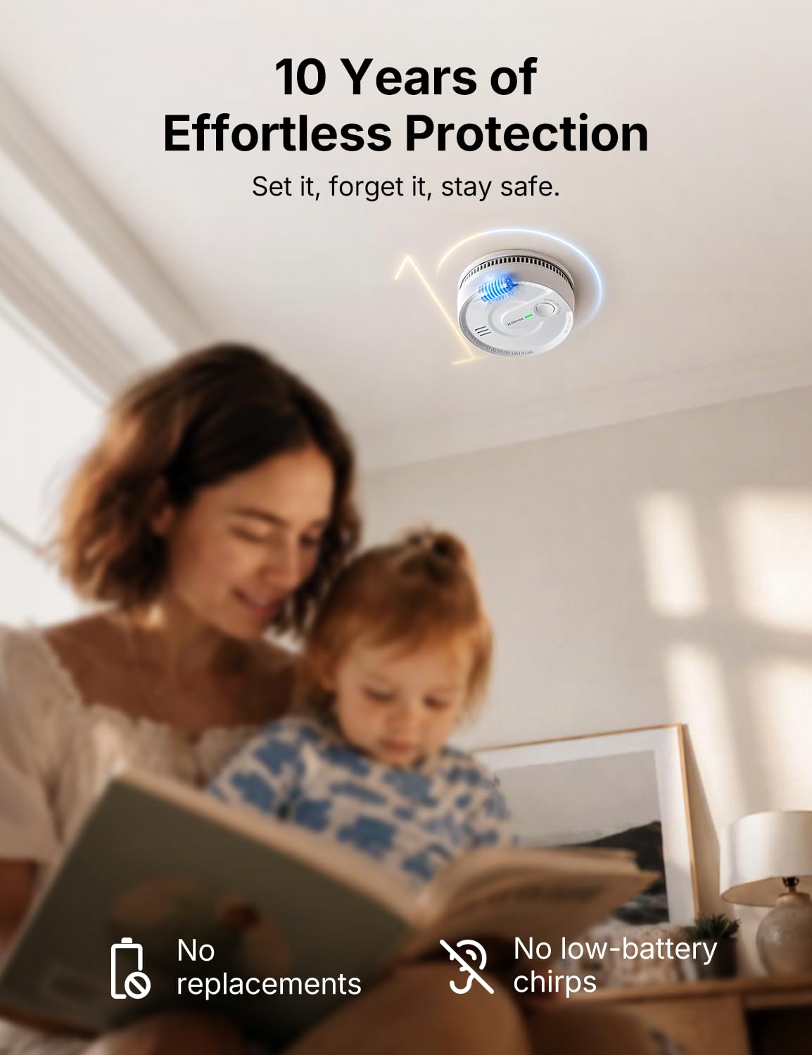 Interconnected Smoke Detector 10-Year Battery 3-Pack A237