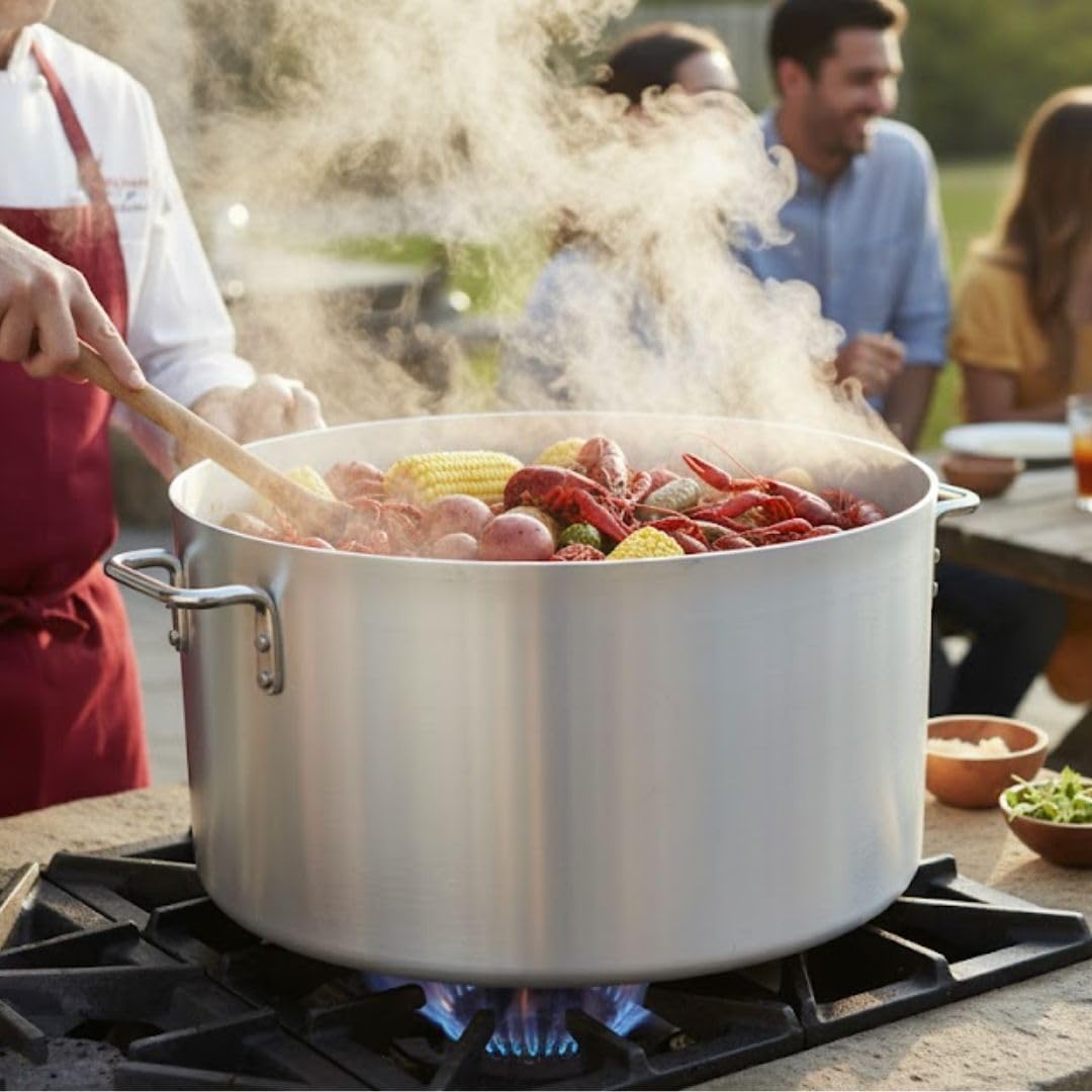 60 Qt Aluminum Sauce Pot 4 mm Thick R879580