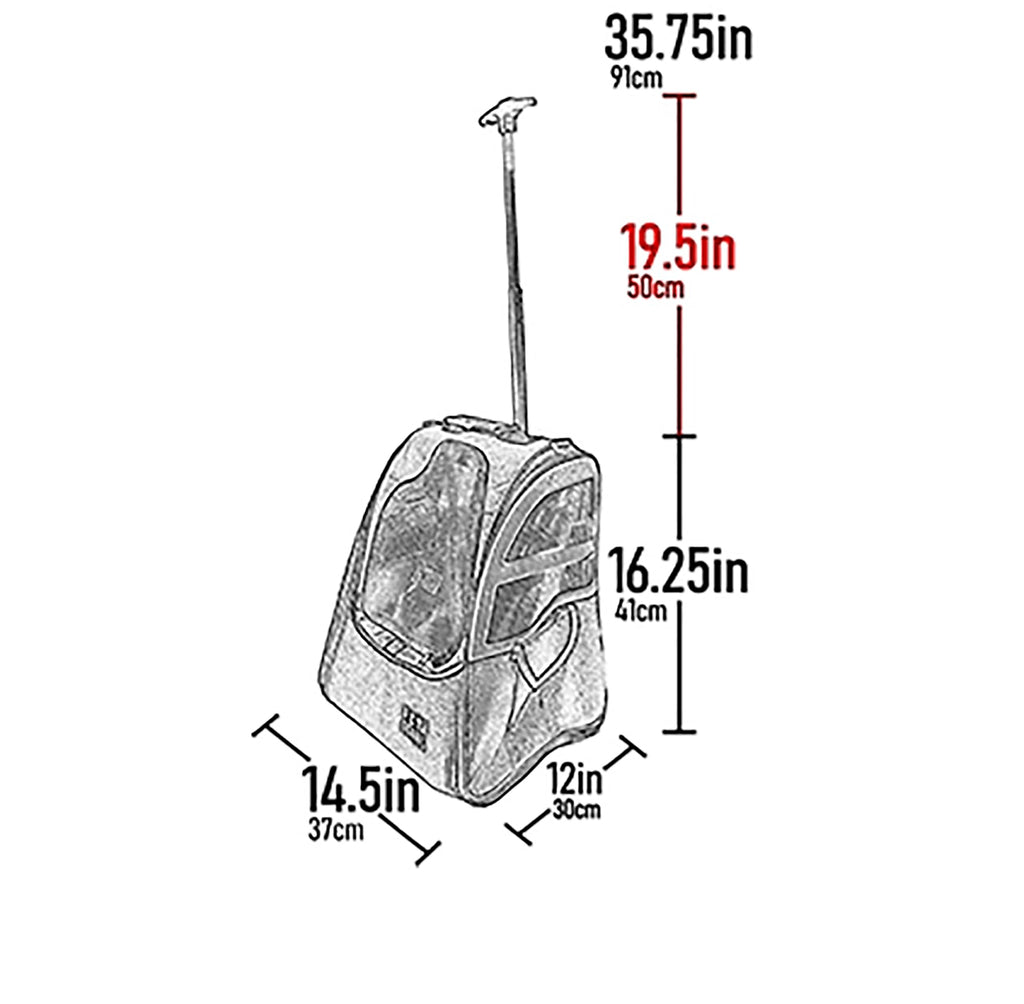 Large Pink Pet Backpack H967237