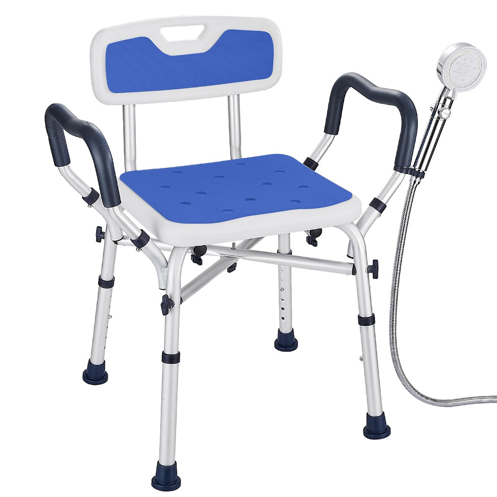 Blue Adjustable Shower Chair J3709