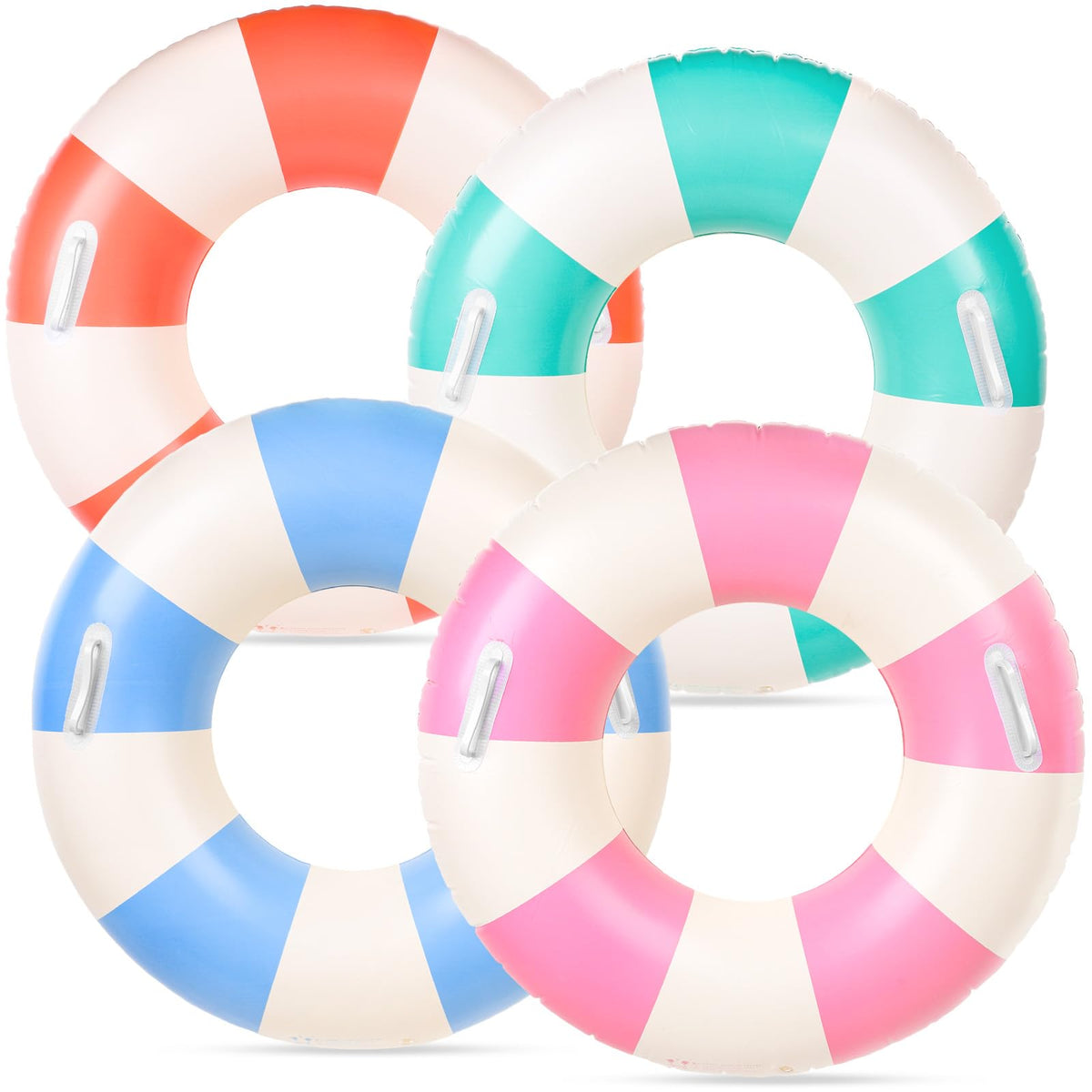 4Pcs Inflatable Pool Float with Handle D73707