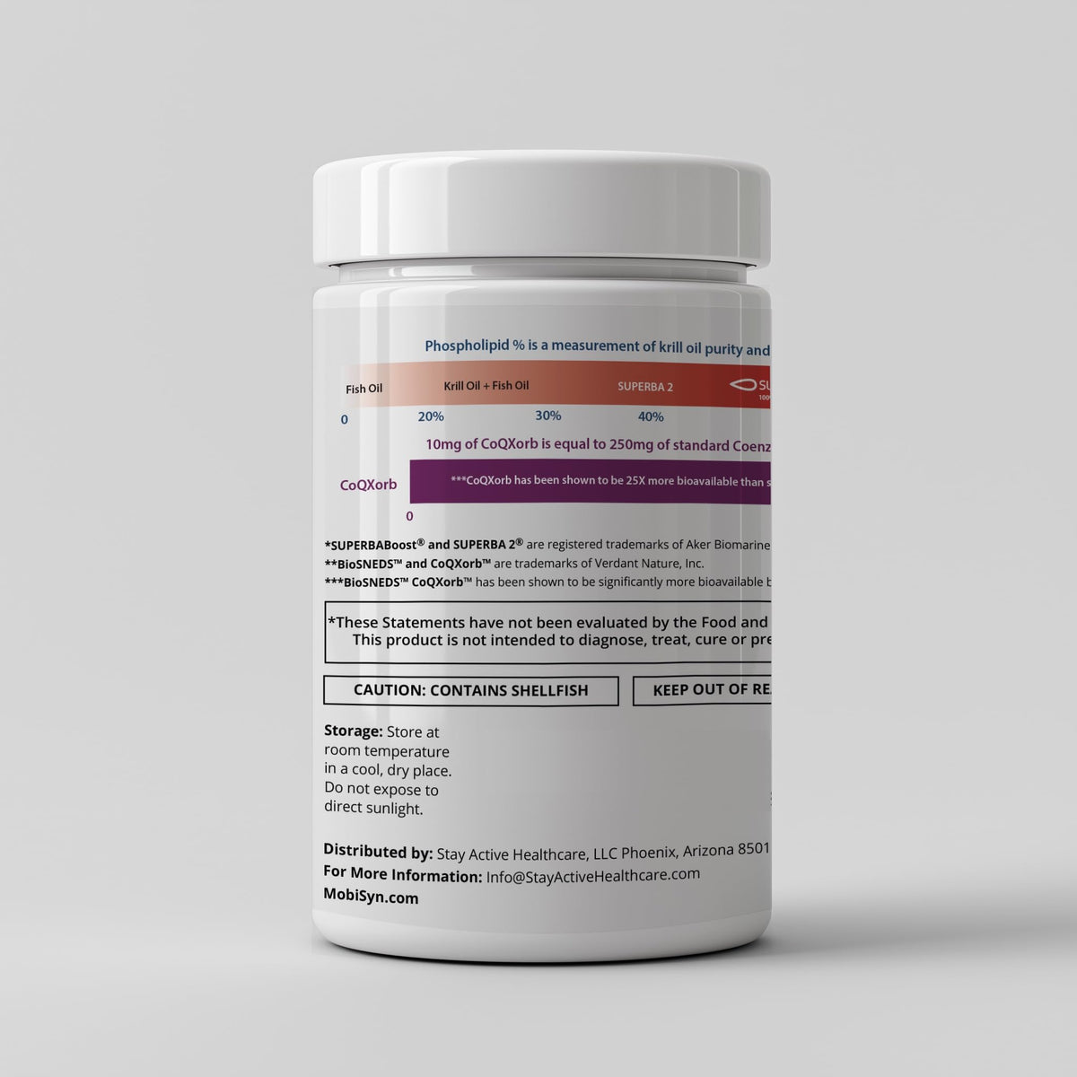 Omega 3 CoQ10 Antarctic Krill Oil 1,000mg 60 Softgels U629972