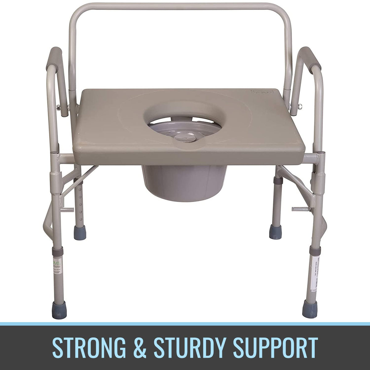 Portable Bedside Commode Chair with Handles V622