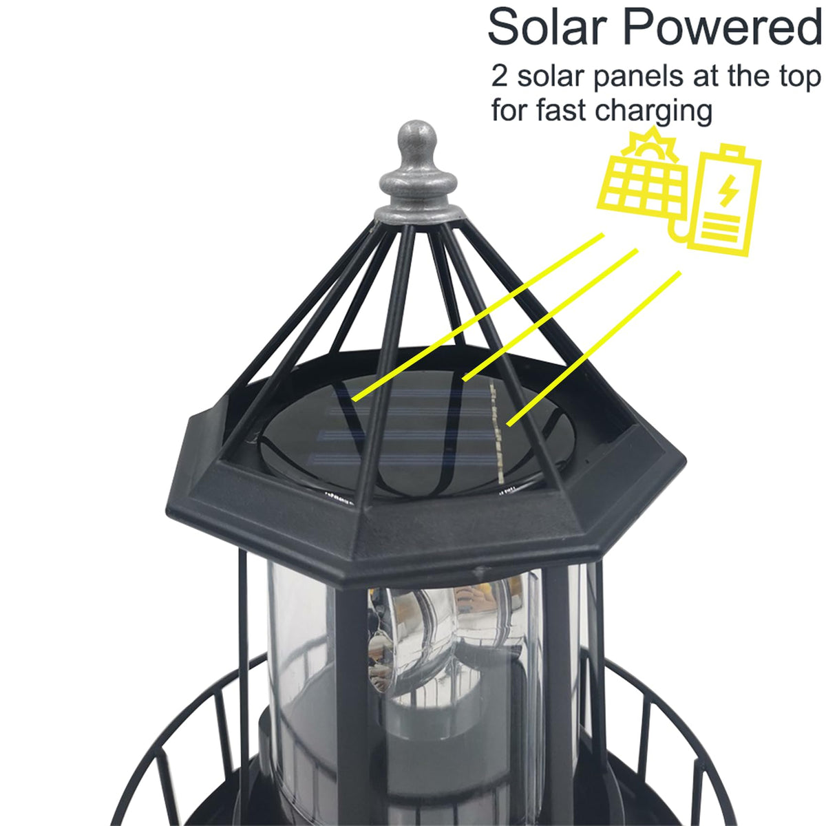 Solar Powered Lighthouse C5304