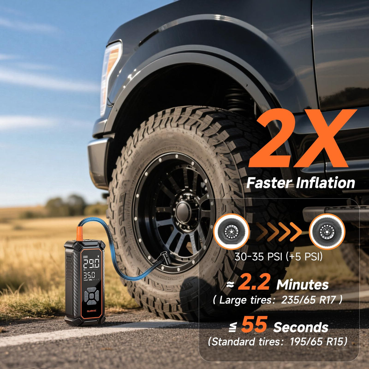 Portable Air Compressor Dual Power P349718