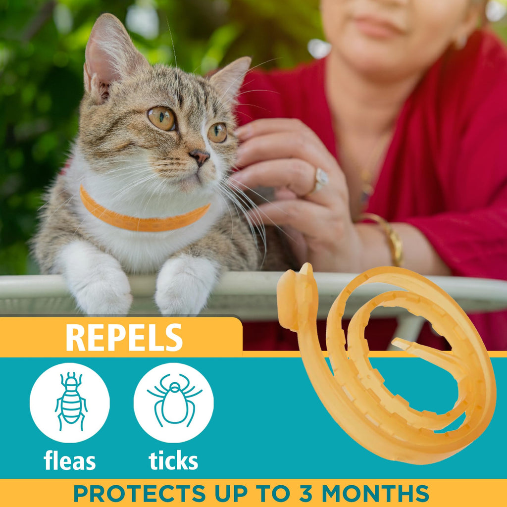 Natural Flea & Tick Cat Collar T742