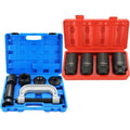 Heavy Duty Ball Joint Press and U Joint Removal Tool Kit & 1/2-Inch Drive Impact Socket Set P1130