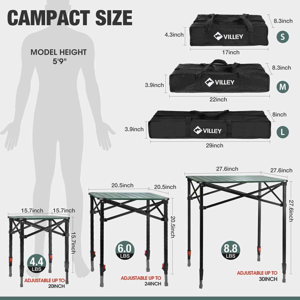 Folding Camping Aluminum Table I532454