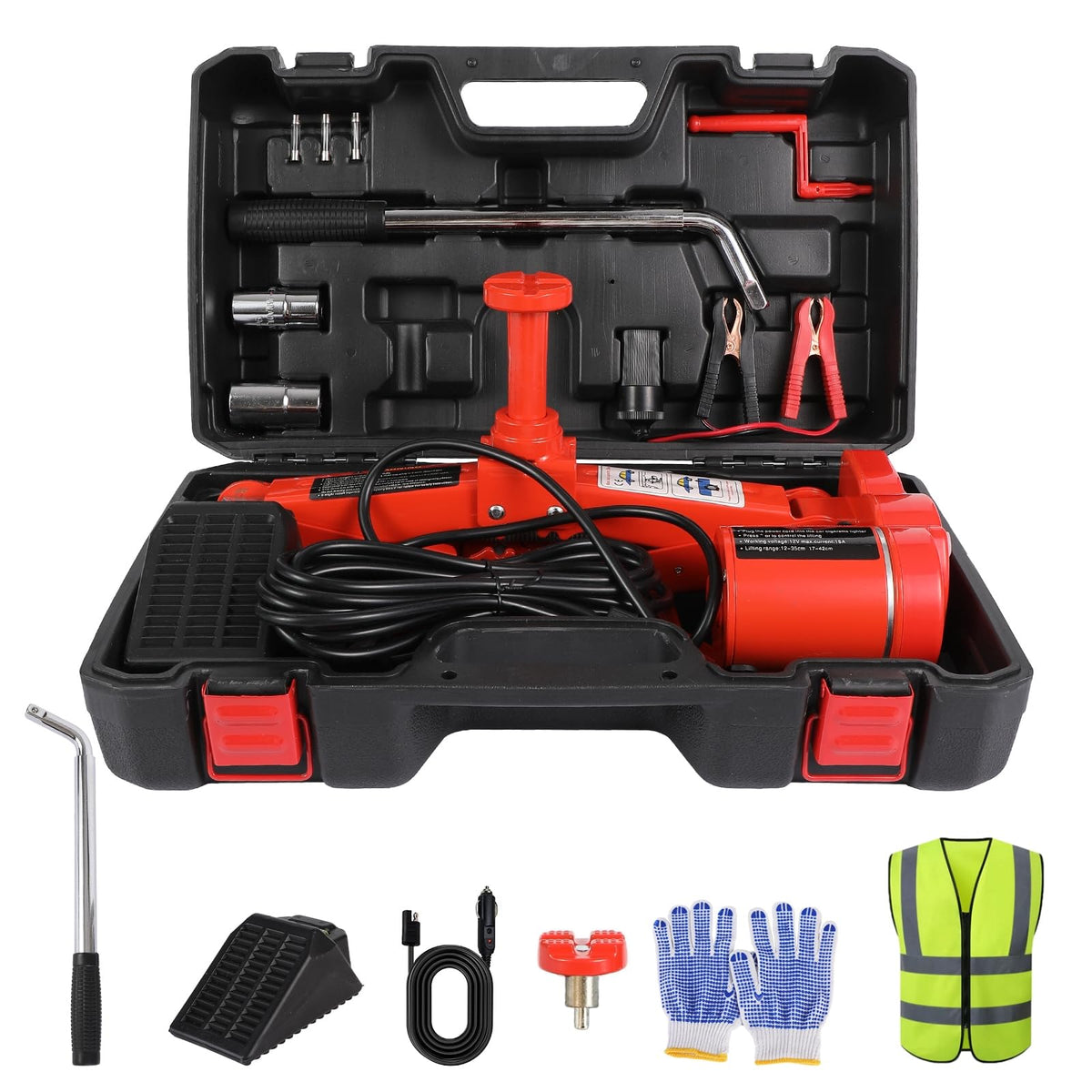 10 in 1 Electric Scissor Jack 3 Ton Car Jack Kit 12V C848050