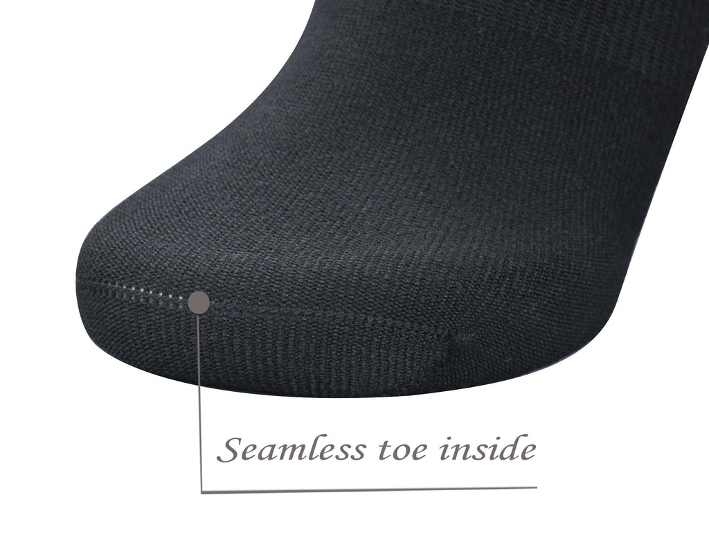 Men's 5-Pack Diabetic Low Cut Socks with Arch Support L3436