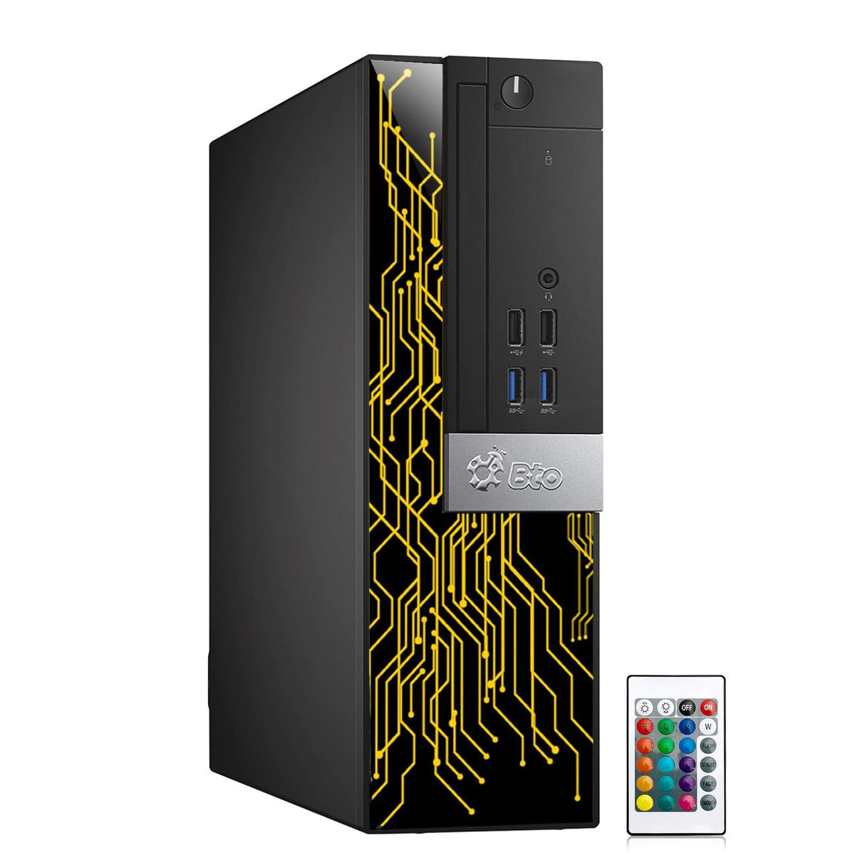RGB Gaming PC with 24 Inch Monitor Intel i5 16GB RAM 512GB SSD Q5132
