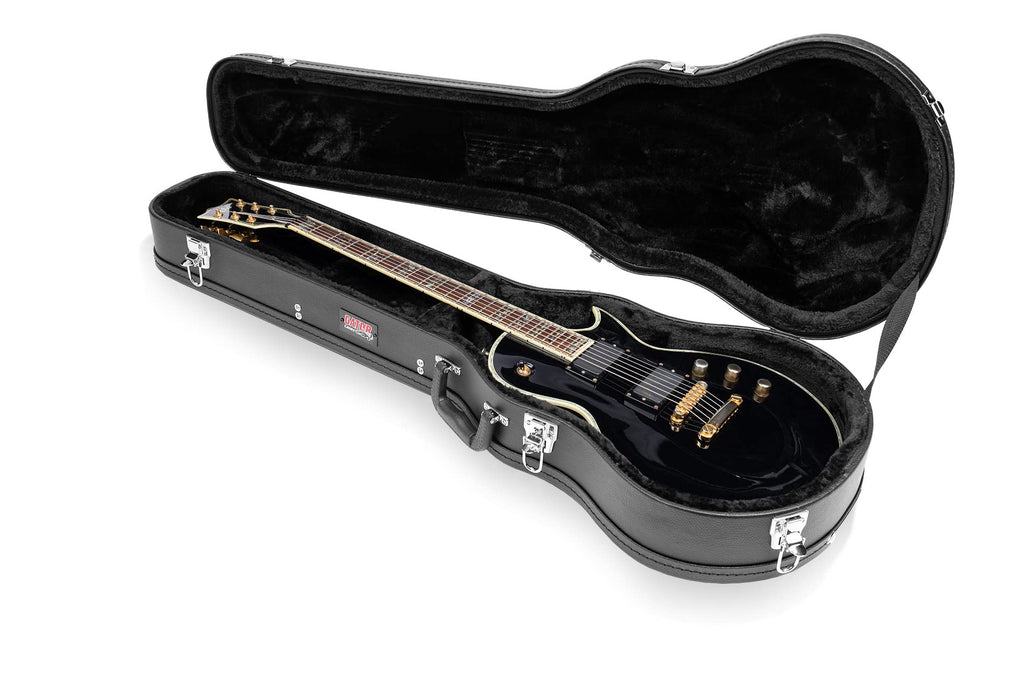 Hard-Shell Wood Case for Single-Cutaway Electric Guitars Y508493