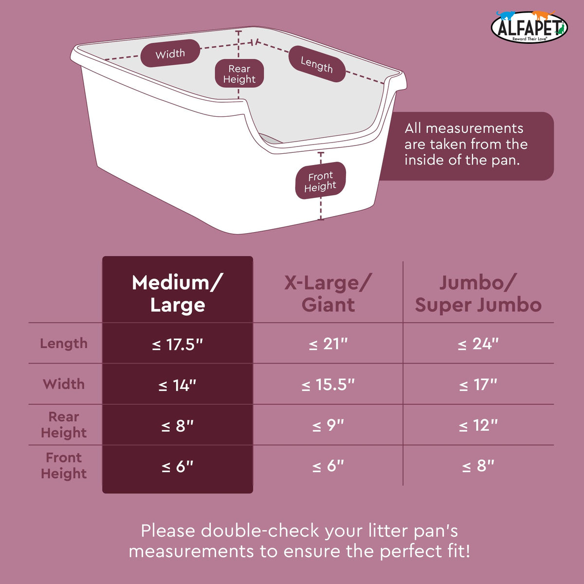 Cat Litter Box Liners Large 12 Count Tear-Resistant Waterproof X7404