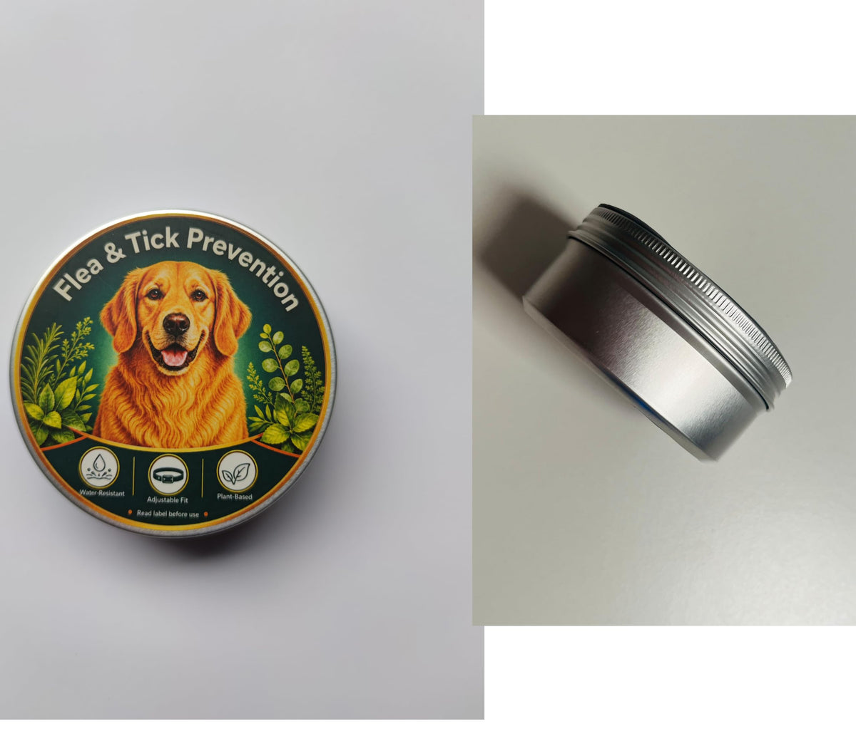 Flea and Tick Prevention Pendant for Dogs with 2 Pendants and 6 Refills I634262