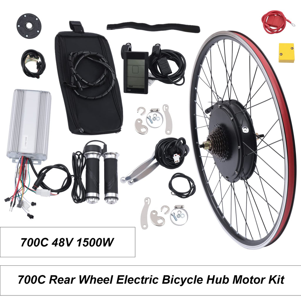 48V 1500W Rear Wheel Electric Bike Conversion Kit S2566