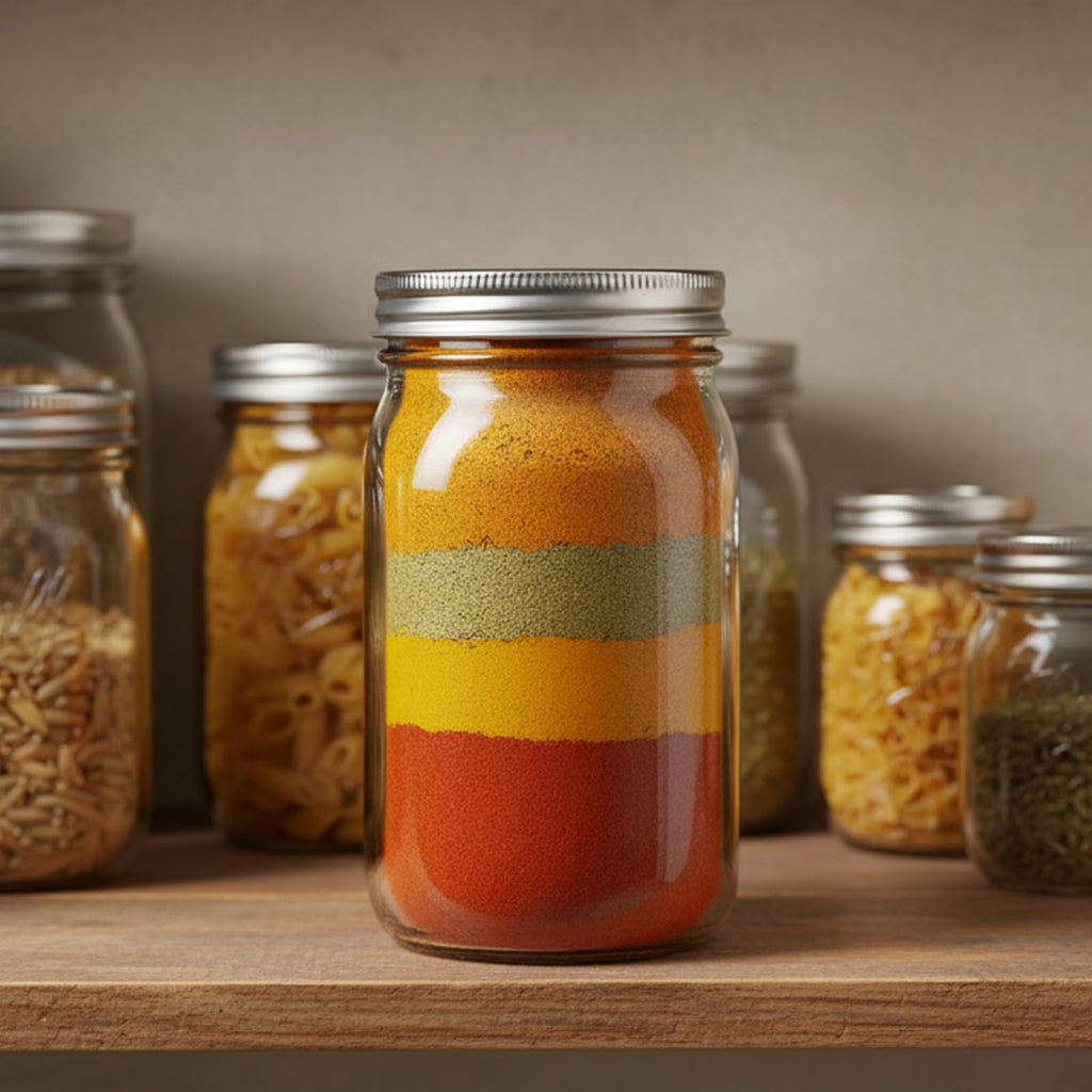 Wide Mouth Mason Jars 32 oz 12Pcs with Airtight Lids Q864