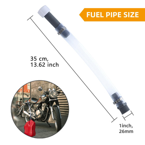 2 Pack Replacement Fuel Jug Hoses G102