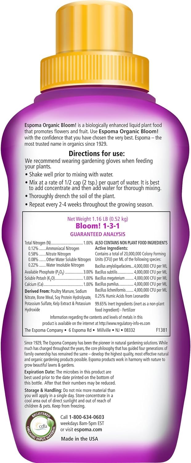 Organic Liquid Plant Food 16 Oz I501