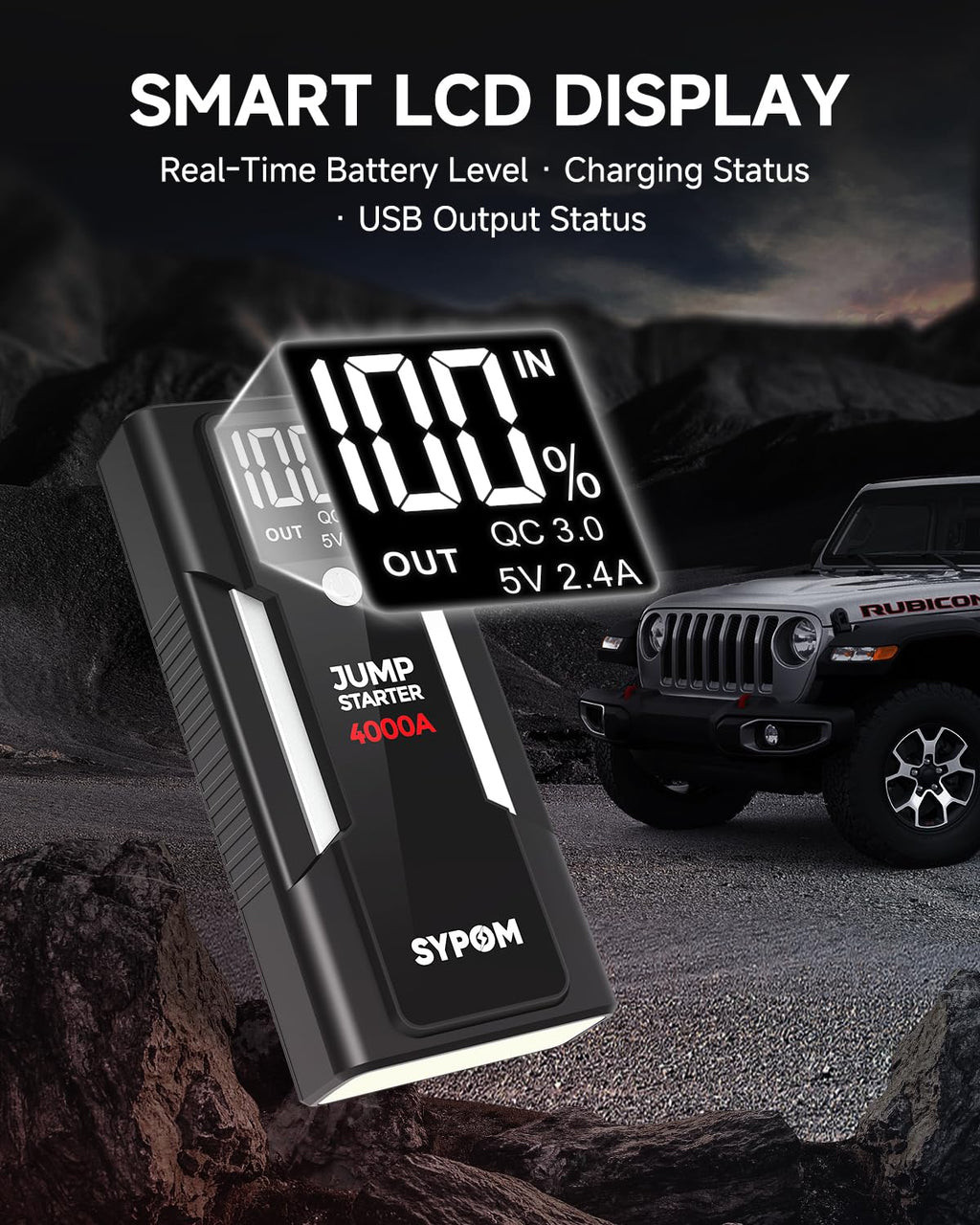 12V Portable Car Jump Starter Power Pack I250
