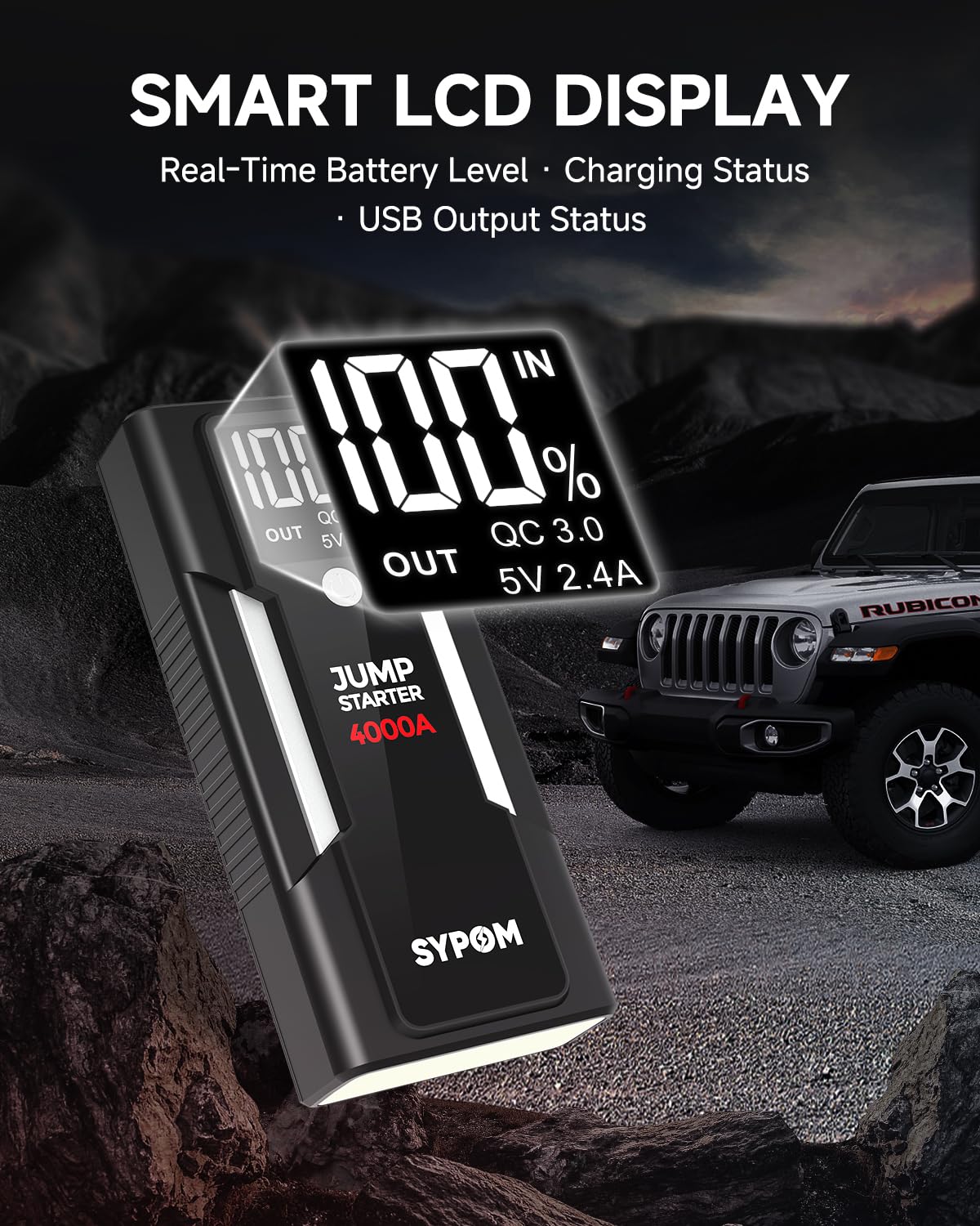 12V Portable Car Jump Starter Power Pack I250